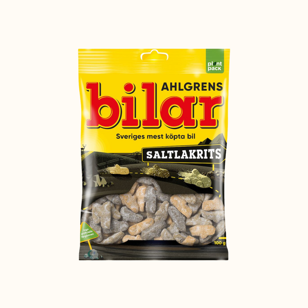 Ahlgrens bilar Saltlakrits 100g